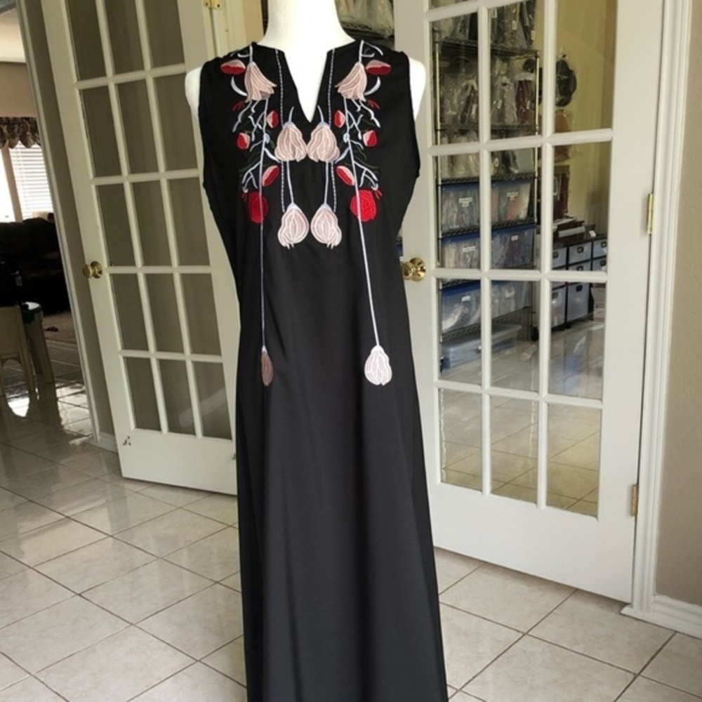 1 LEFT 💥 Lightweight Floral Maxi Dress Beach Summer Spring Dress NEW - Picture 2 of 7